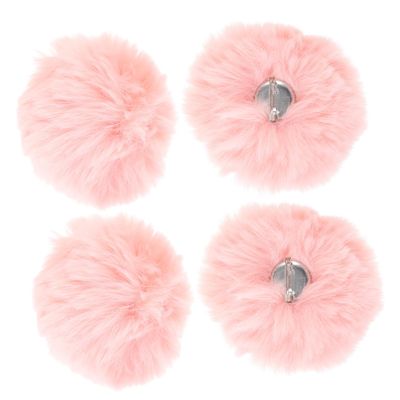 IMIKEYA 4 Pack Small Faux Wool Pom Poms