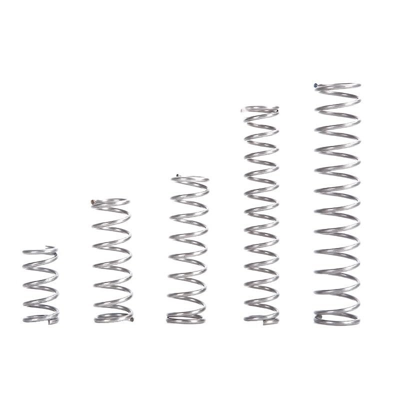 XIAONIYI 10-Pack 304 Stainless Steel Compression Springs, Shock Absorbing, Precision, Strong Rebound, 1.2 mm Diameter (60 mm, 7 mm)