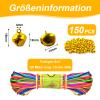 150 Pack Metal Bells with Colorful String view 2
