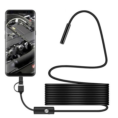 TOPBATHY Waterproof Endoscope Camera with USB, Micro USB and Type-C Cable for Android Smartphones