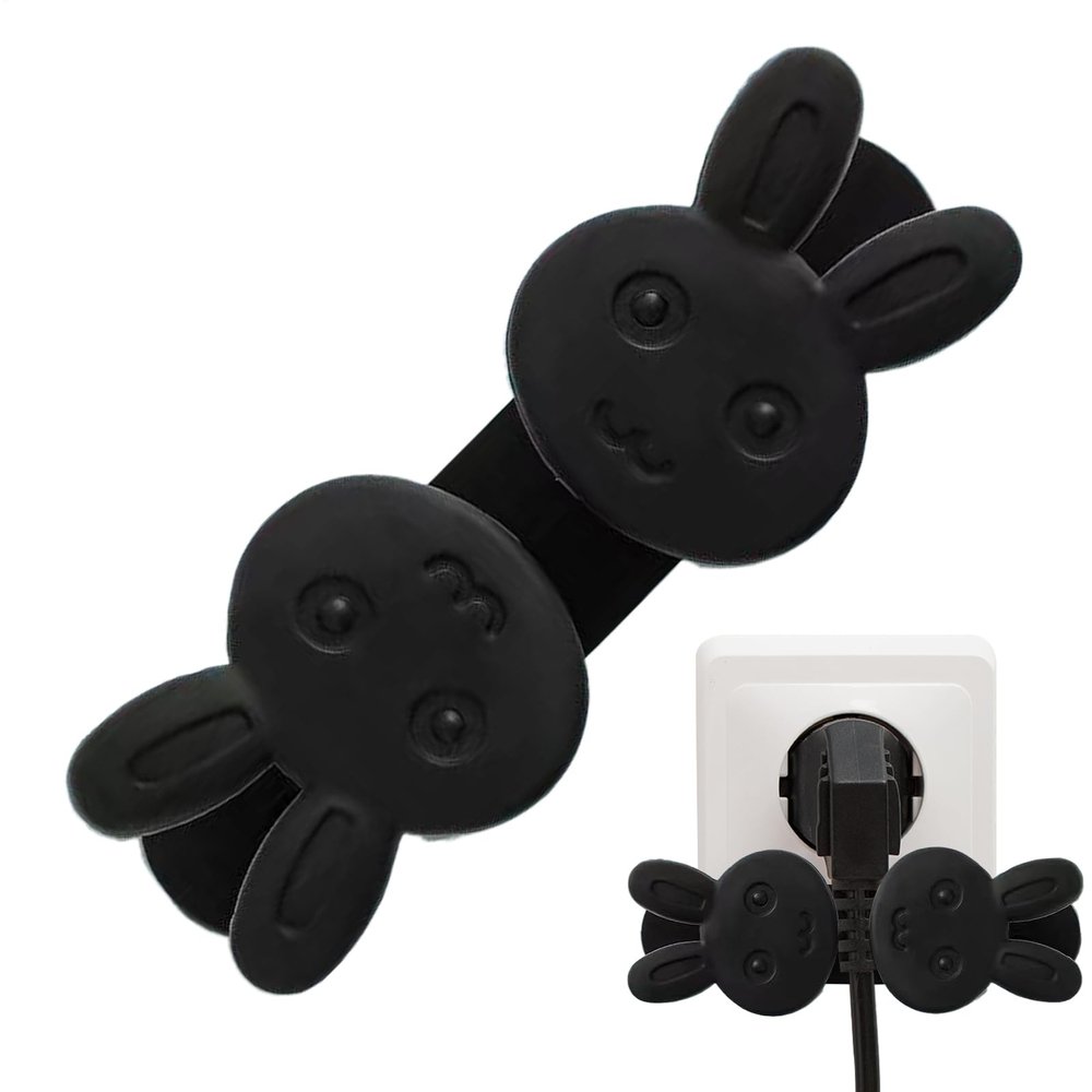 Bunny Cable Holder - Self-Adhesive Multi-Purpose Hook