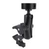 Pongnas RV Ladder Pole Mounting Kit, Adjustable Clamp Mount, Mini Mount for RVs, Trailers and Yachts, Black view 1