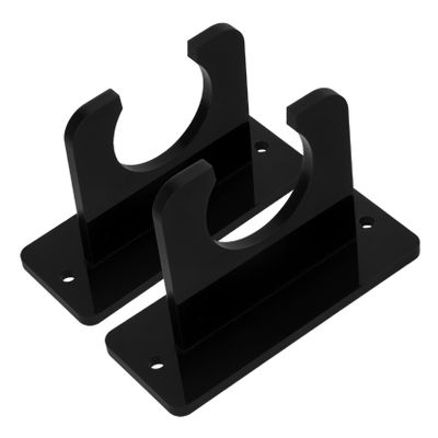 Supvox Acrylic Wall-Mounted Baseball Bat Holder, 2-Pack