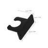 Supvox Acrylic Wall-Mounted Baseball Bat Holder, 2-Pack view 2