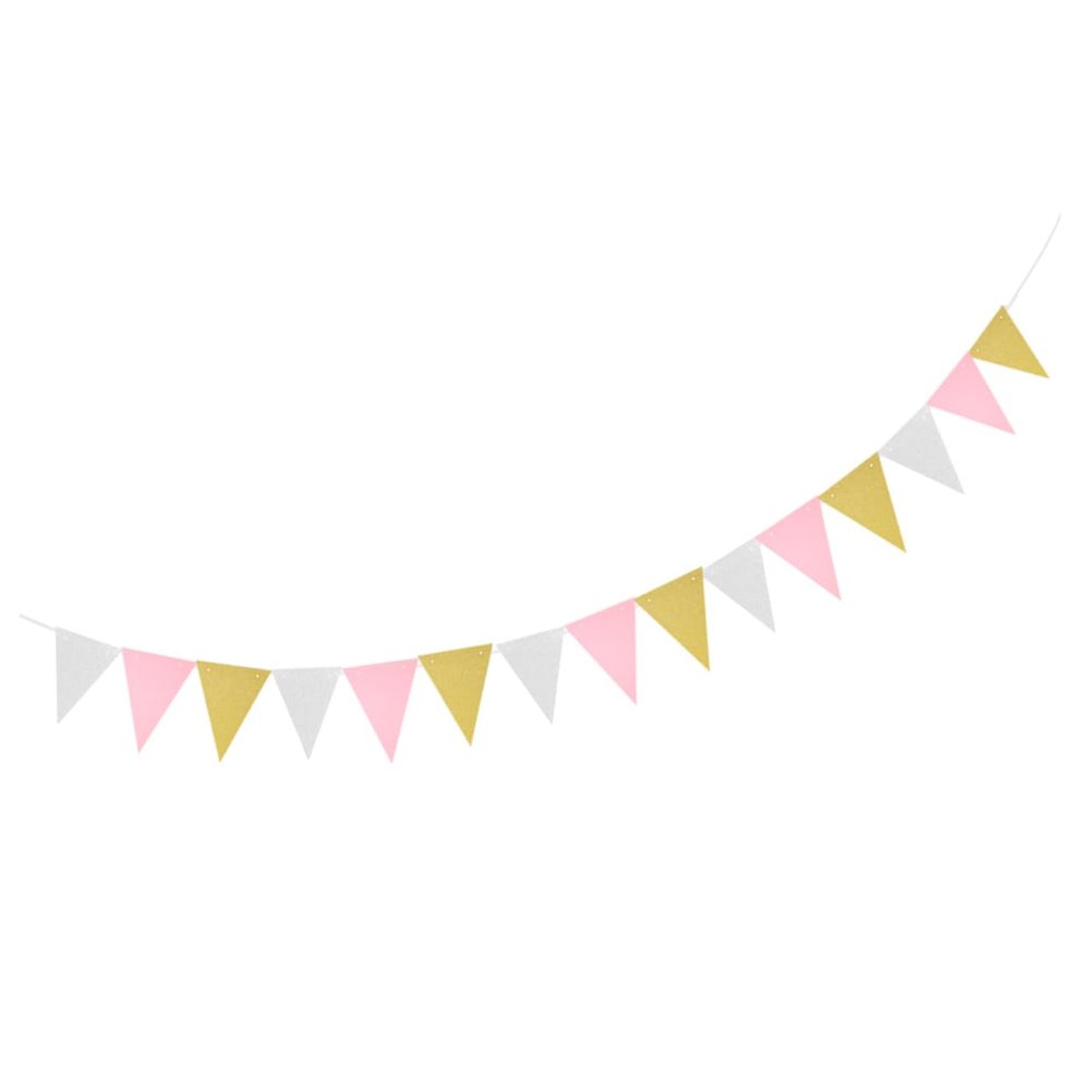 HEALSOPTHY Glittering Banner Garland
