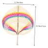 HOUDERCO Woven Bamboo Hand Fan view 2