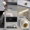 Generic Round Stainless Steel Ventilation Grille 70–200 mm, Exhaust Vent Cover with Backdraft Damper, Beige, 160 mm view 3