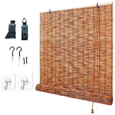 CXUEHNL Retro Bamboo Roller Shade
