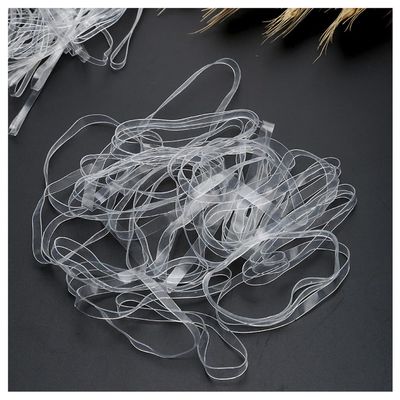 TMTGTS Transparent Rubber Bands, 80 × 1 mm, 200 g