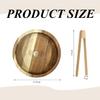 Wooden Salt Dipper and Clip Set view 2