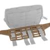 Tactical Waist Belt Adapter Panel for MOLLE Pouches, CB view 1