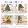 GLOBLELAND 4-Piece Christmas Decoration Rub-On Transfers view 3