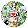 Stakee Artoon Golf Stickers, 50 pcs view 2