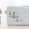 Stakee Artoon Golf Stickers, 50 pcs view 4