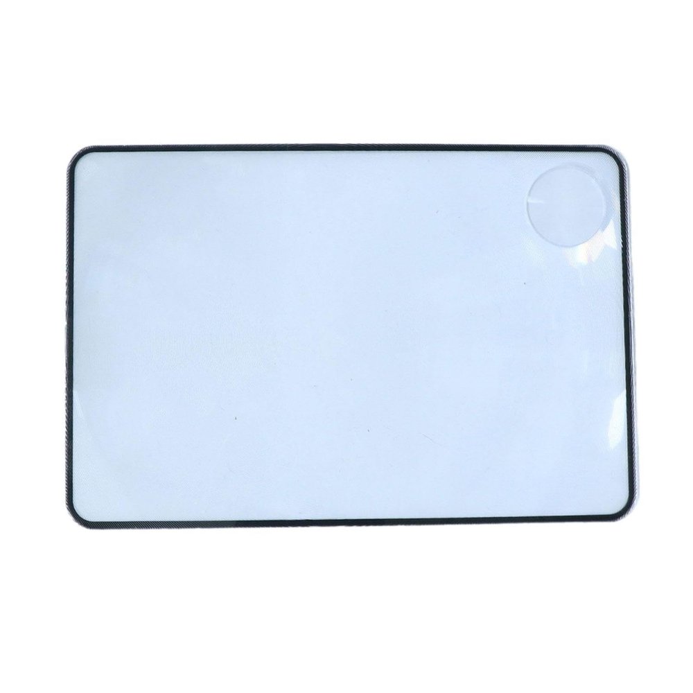 Reading Magnifier Sheet, Lightweight PVC Lens for Seniors, 12 x 18 cm