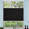 Pleated Blind No Drilling, Clip-Fix, 90 x 185 cm, Black view 1