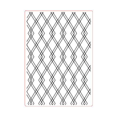Vdaxvme Grids Background Embossing Folder