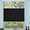 No-Drill Pleated Blind Klemmfix 110 x 210 cm, Black, Made to Measure view 1