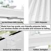 No-Drill Pleated Blind Klemmfix 110 x 210 cm, Black, Made to Measure view 2