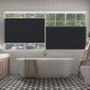 No-Drill Pleated Blind Klemmfix 110 x 210 cm, Black, Made to Measure view 4