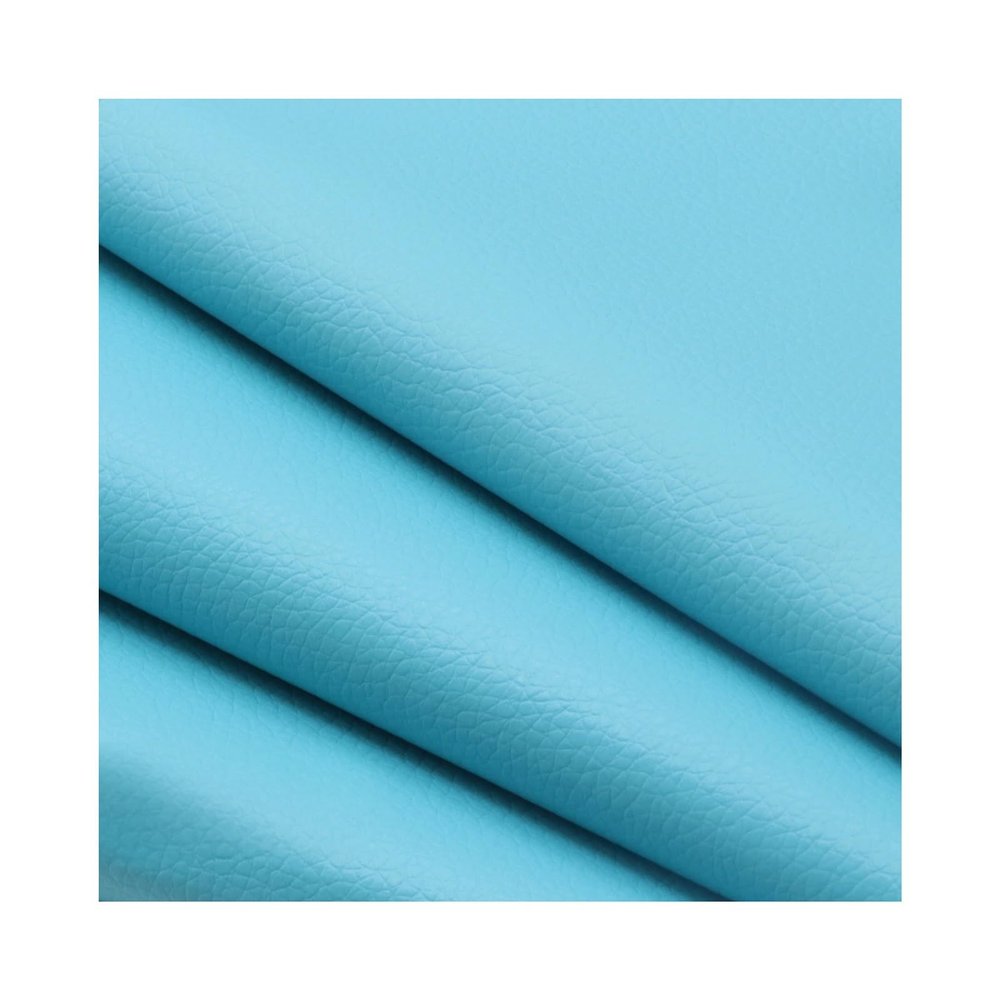 ZNQNDSR Faux Leather Repair Kit, Self-Adhesive Patches with Lychee Texture for Car Interiors, Office Chairs and Couches (Sky Blue)