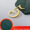 RAGOPILEN Gold Brass House Numbers, Multiple Sizes (4) view 2