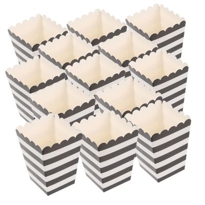 ERINGOGO Paper Party Candy Containers, 24 Grease-Resistant Biodegradable Popcorn Boxes