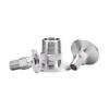 1-Piece KF16 Vacuum to 3/4" BSPT Male Thread Stainless Steel Flange Pipe Hex Fitting view 1