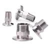 1-Piece KF16 Vacuum to 3/4" BSPT Male Thread Stainless Steel Flange Pipe Hex Fitting view 3