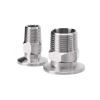 1-Piece KF16 Vacuum to 3/4" BSPT Male Thread Stainless Steel Flange Pipe Hex Fitting view 4