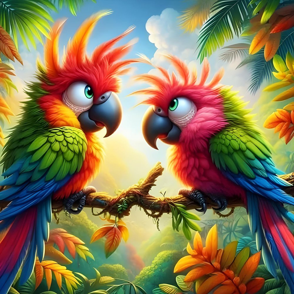 GDYEEH Cartoon Bird Diamond Painting Kit