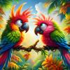 GDYEEH Cartoon Bird Diamond Painting Kit view 1