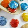 XHYXWN 10-Piece 28 x 28 mm Colorful Shell Ceramic Beads view 3