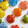 XHYXWN 10-Piece 28 x 28 mm Colorful Shell Ceramic Beads view 4