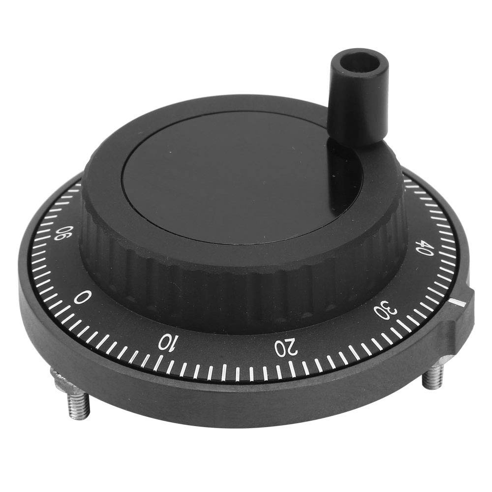 CNC Pulser 80 mm Plastic Handwheel Rotary Encoder, High-Precision 5 V Manual Pulse Generator