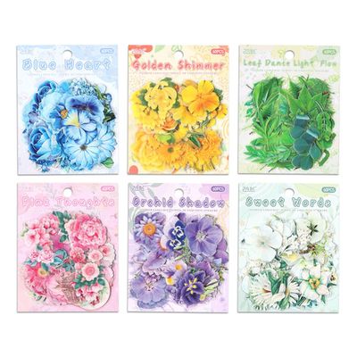 60-Pack Golden Radiance PET Stickers for Scrapbooking