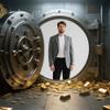 WADORN Bank Vault Decoration Background, 180x200cm view 1