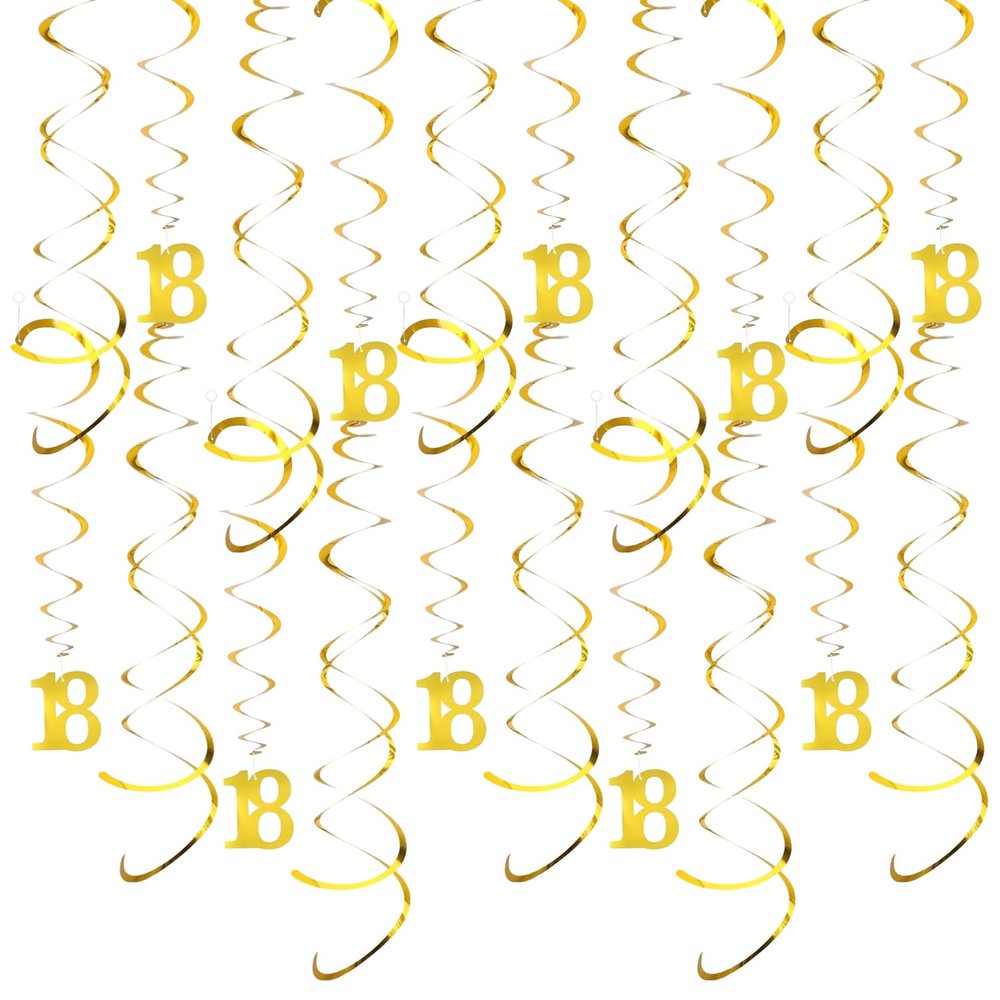 20-Piece 18th Birthday Decoration Set