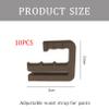 10 Pcs Adjustable Waistband Tightening Clips view 2