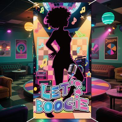 WADORN 70s Disco Theme Party Background