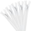 5 Pack Invisible Zippers, 40 cm, Nylon Zippers for Sewing (White) view 1