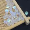 100 pcs 8 mm Matte Crystal Glass Beads Mermaid Aurora Moonstone view 2