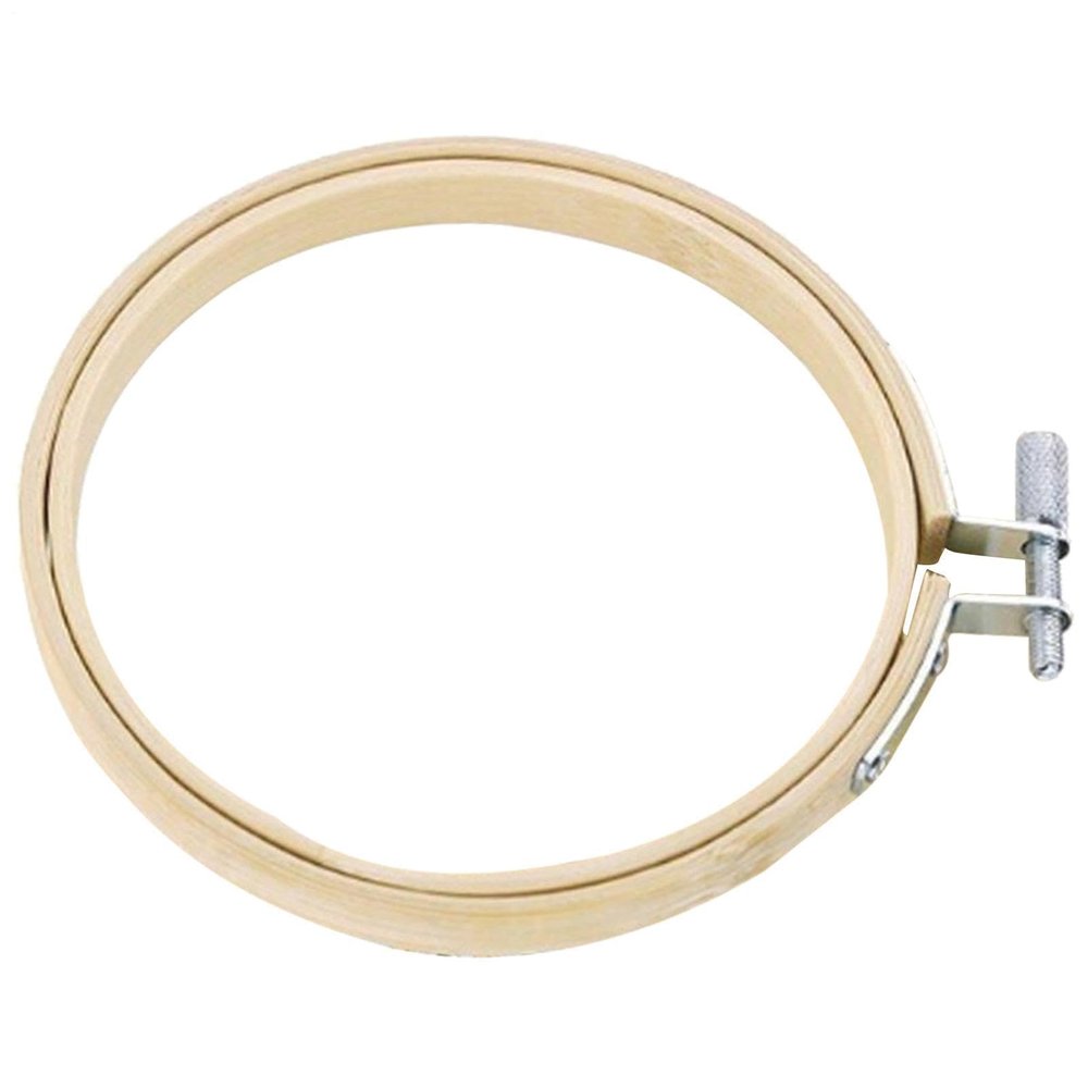Embroidery Hoop - Portable Craft Tool | 7.8x8.3 Inch Handheld Organizer