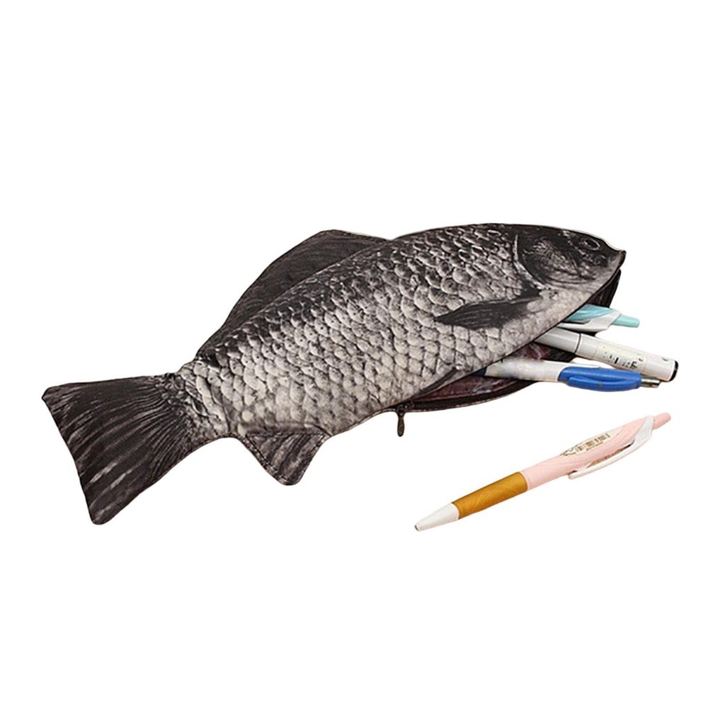 Realistic Fish Pencil Case