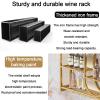 DRFGNF Wall-Mounted Wine Rack with LED Lighting view 4