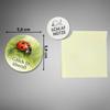 Round Refrigerator Magnet 59mm - Ladybug Design view 4