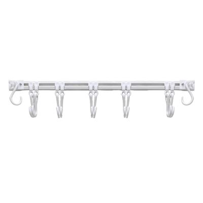 Kitchen Rail System with Sliding Hooks