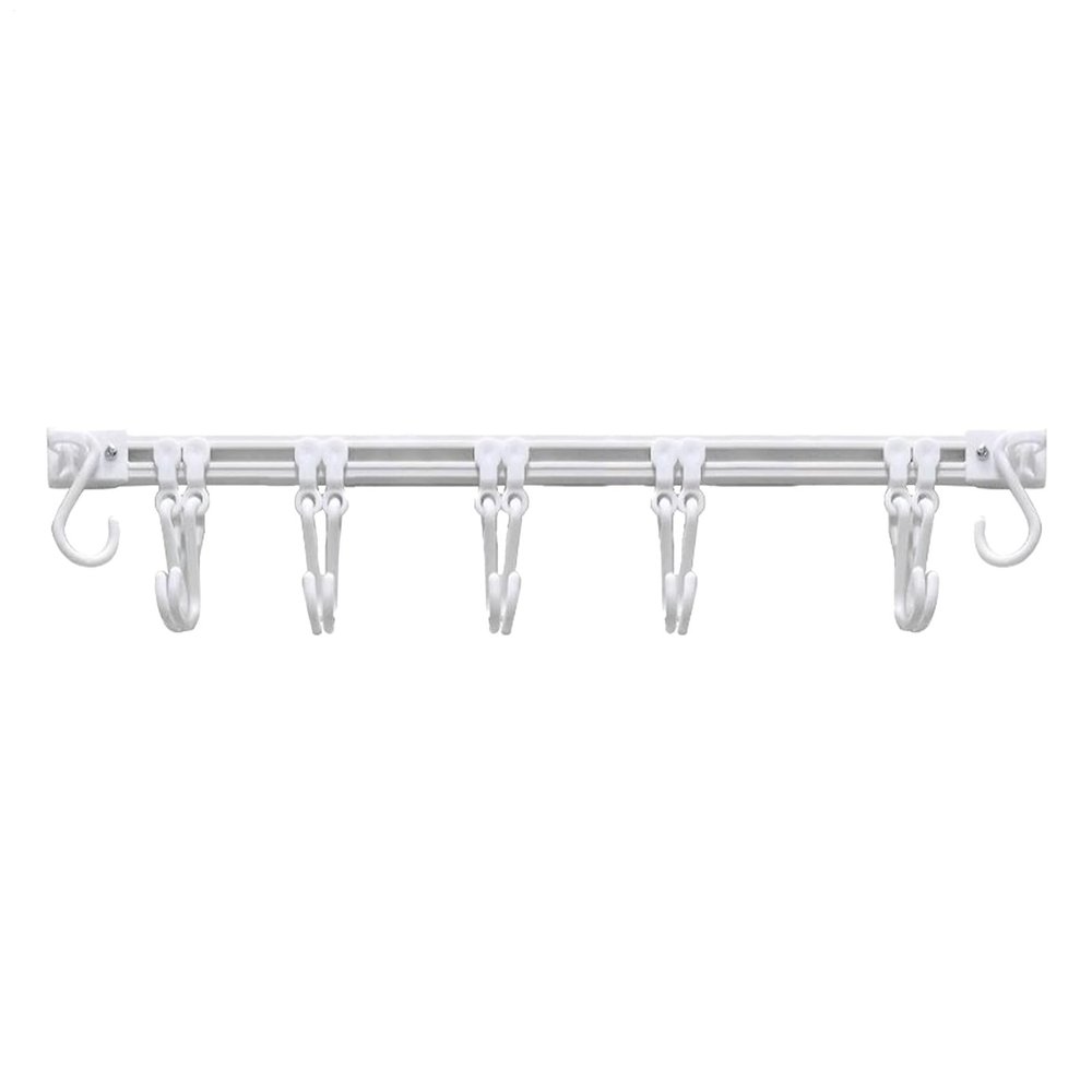 Kitchen Rail System with Sliding Hooks