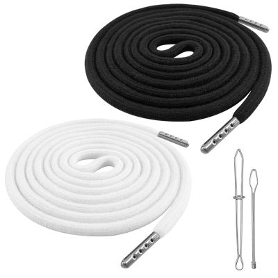 Hoodie and Jogging Pants Cord 140cm Replacement Cord with Needle and Buckle, 2 Pieces