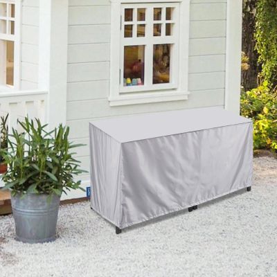 ZXBNNN Waterproof 600D Oxford Patio Furniture Cover for Rectangular Garden Tables, 150 x 130 x 90 cm